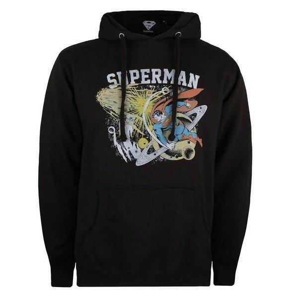 Kapuzenpullover Herren Schwarz L von SUPERMAN