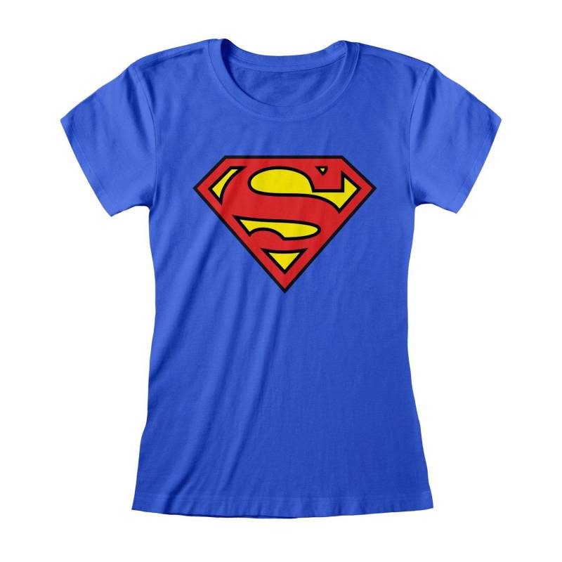 SUPERMAN - TShirt, für Damen, Blau, Größe L von SUPERMAN