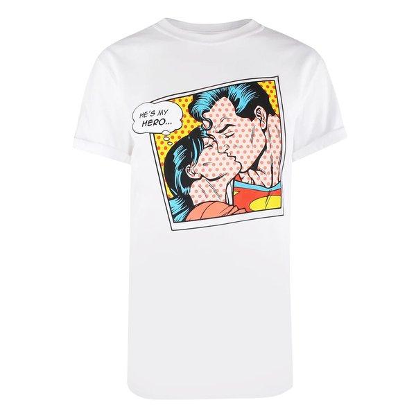 My Hero Tshirt Damen Weiss M von SUPERMAN