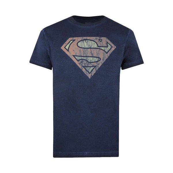 Tshirt Acid Wash Herren Marine S von SUPERMAN
