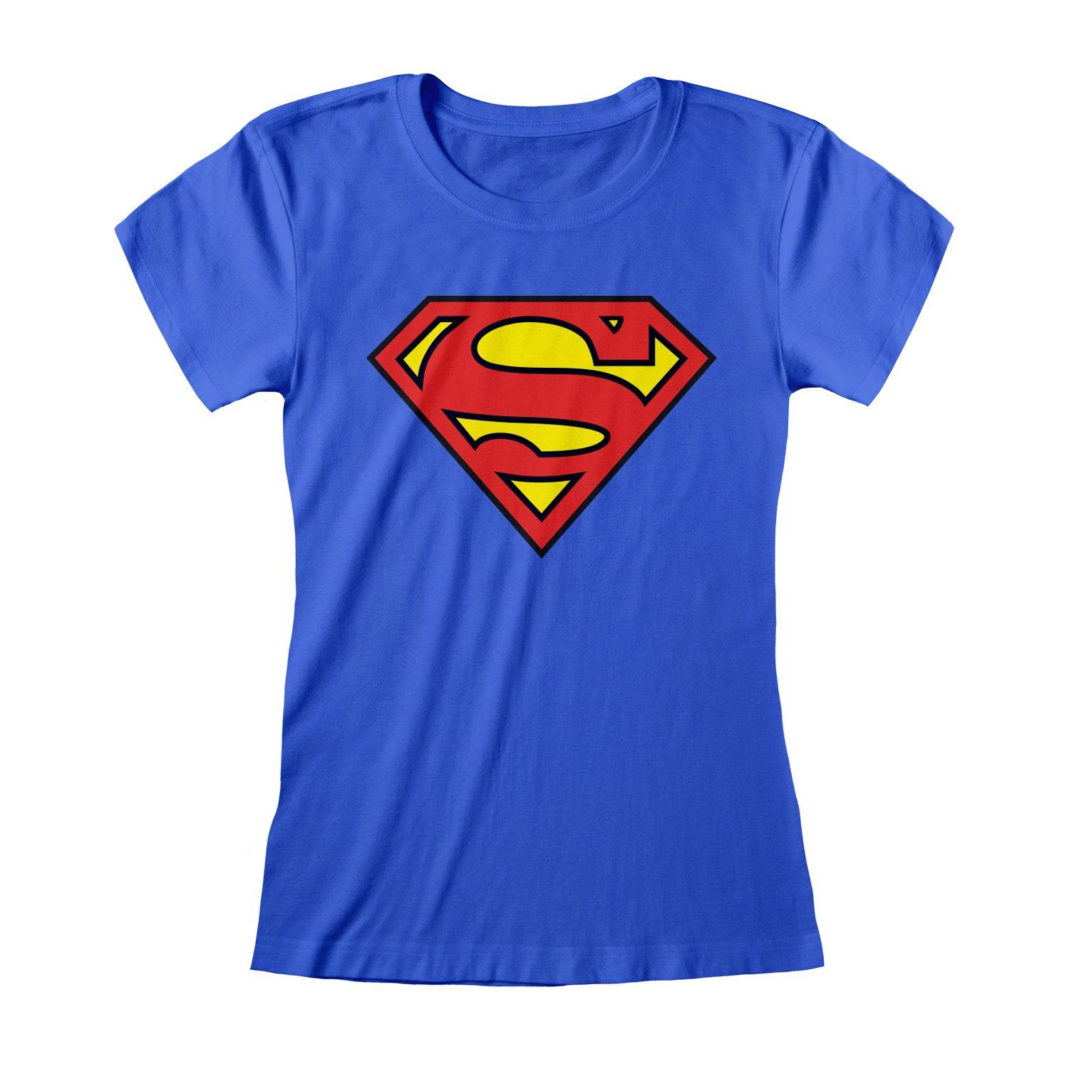 SUPERMAN - TShirt, für Damen, Blau, Größe M von SUPERMAN