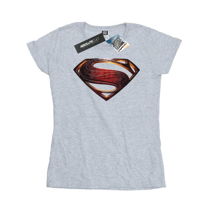 SUPERMAN - TShirt, für Damen, Grau, Größe L von SUPERMAN