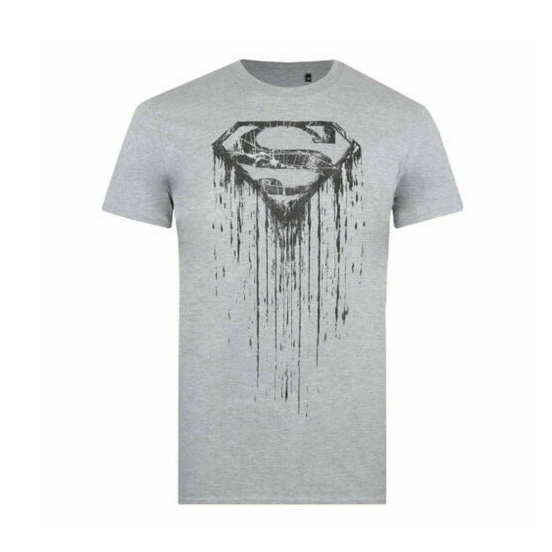 Tshirt Herren Grau L von SUPERMAN