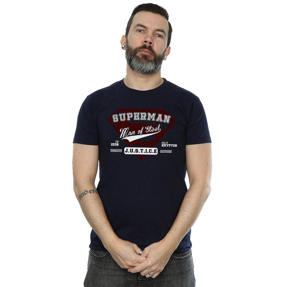 Tshirt Herren Marine 3XL von SUPERMAN