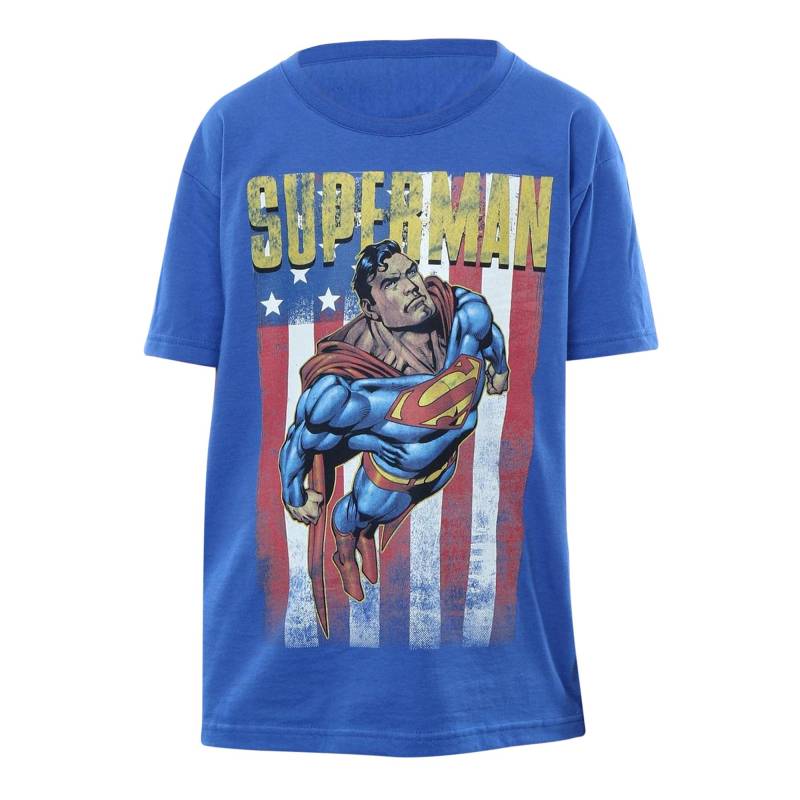 Tshirt Jungen Königsblau 128 von SUPERMAN