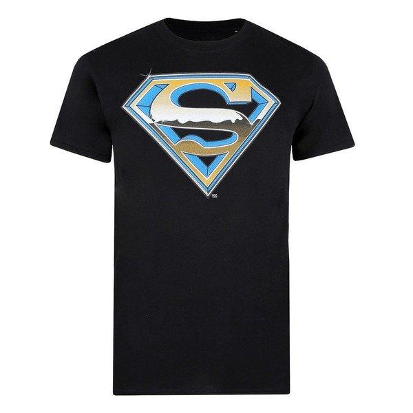 Tshirt Logo Herren Schwarz M von SUPERMAN