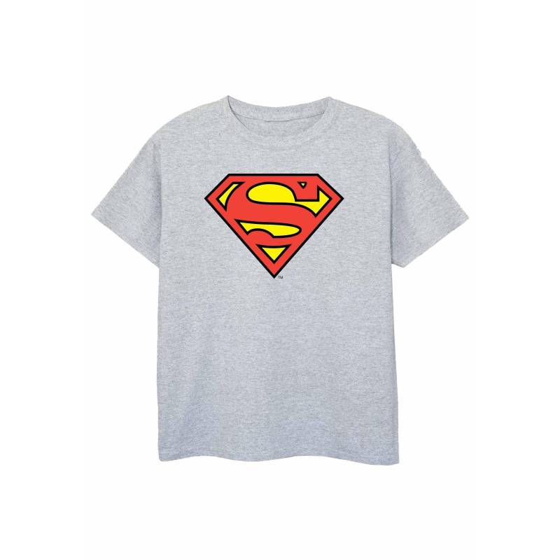 SUPERMAN - TShirt, 140/146, Grau von SUPERMAN