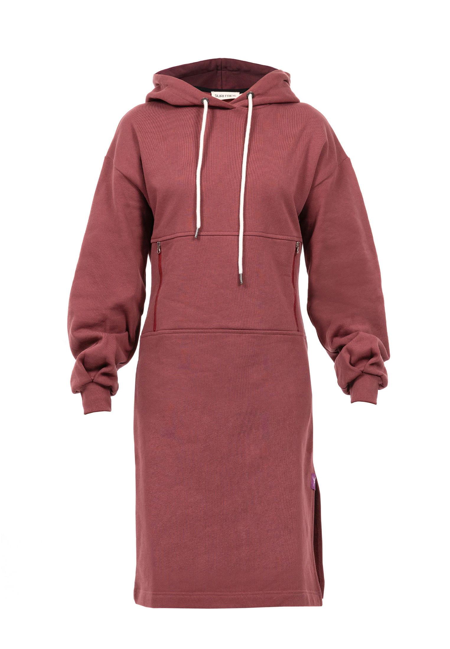 SURI FREY - Sweatkleid SFY Freyday, für Damen, Rot, Größe XS von SURI FREY