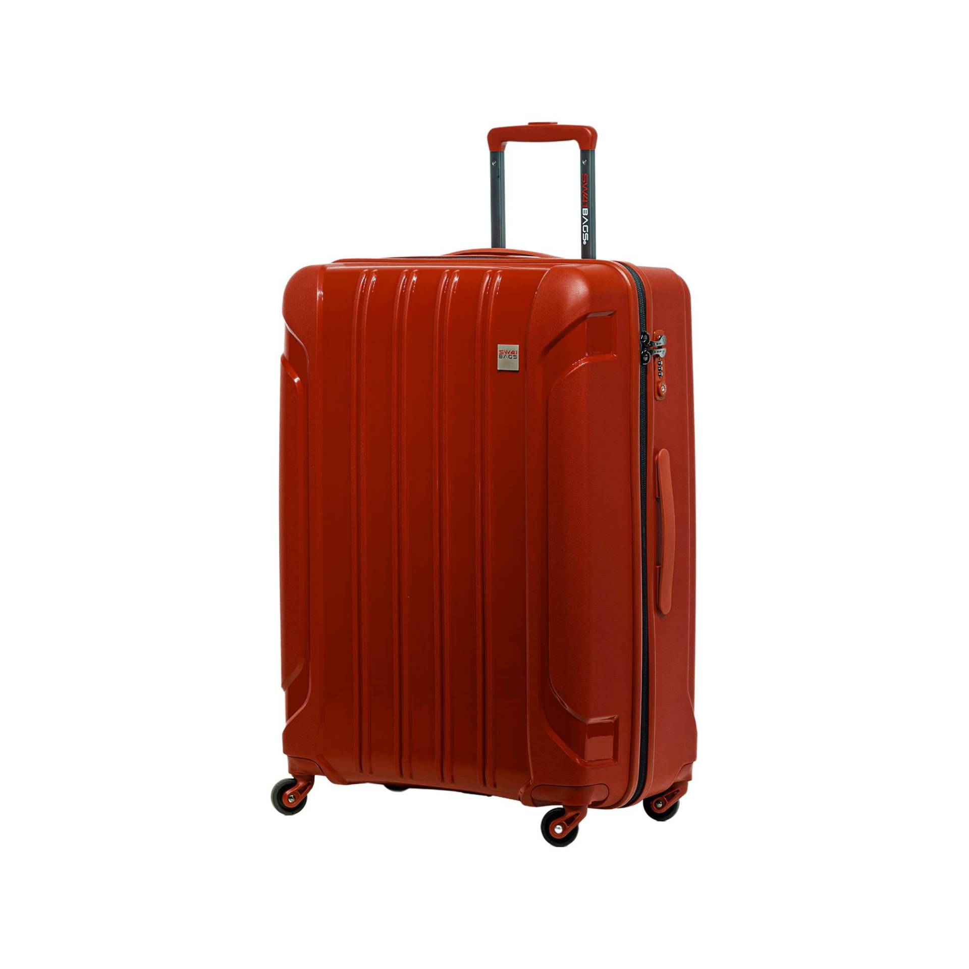 SWISS BAG COMPANY - Hartschalenkoffer, Spinner, 75 CM, Rot von SWISS BAG COMPANY