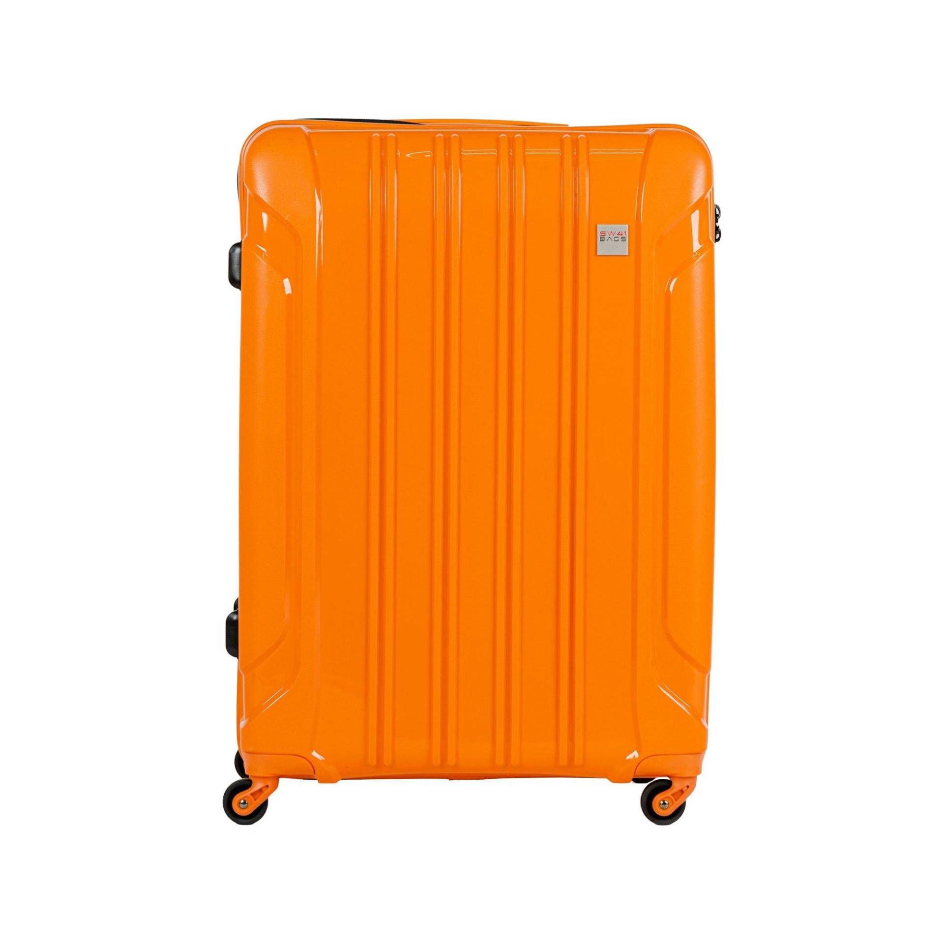 SWISS BAG COMPANY - Hartschalenkoffer, Spinner, 75.0cm, 75 CM, Orange von SWISS BAG COMPANY