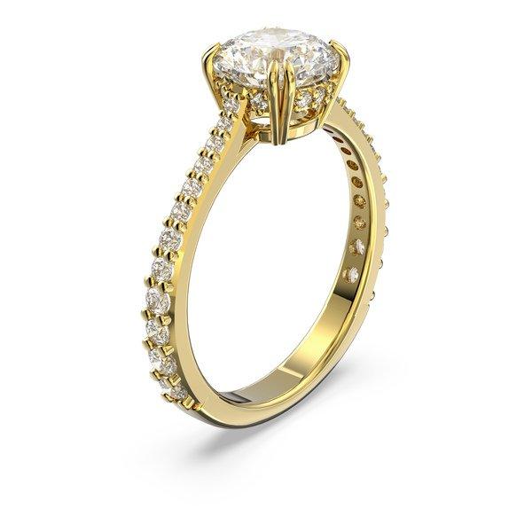 Ring Damen Goldfarben 50 von SWAROVSKI