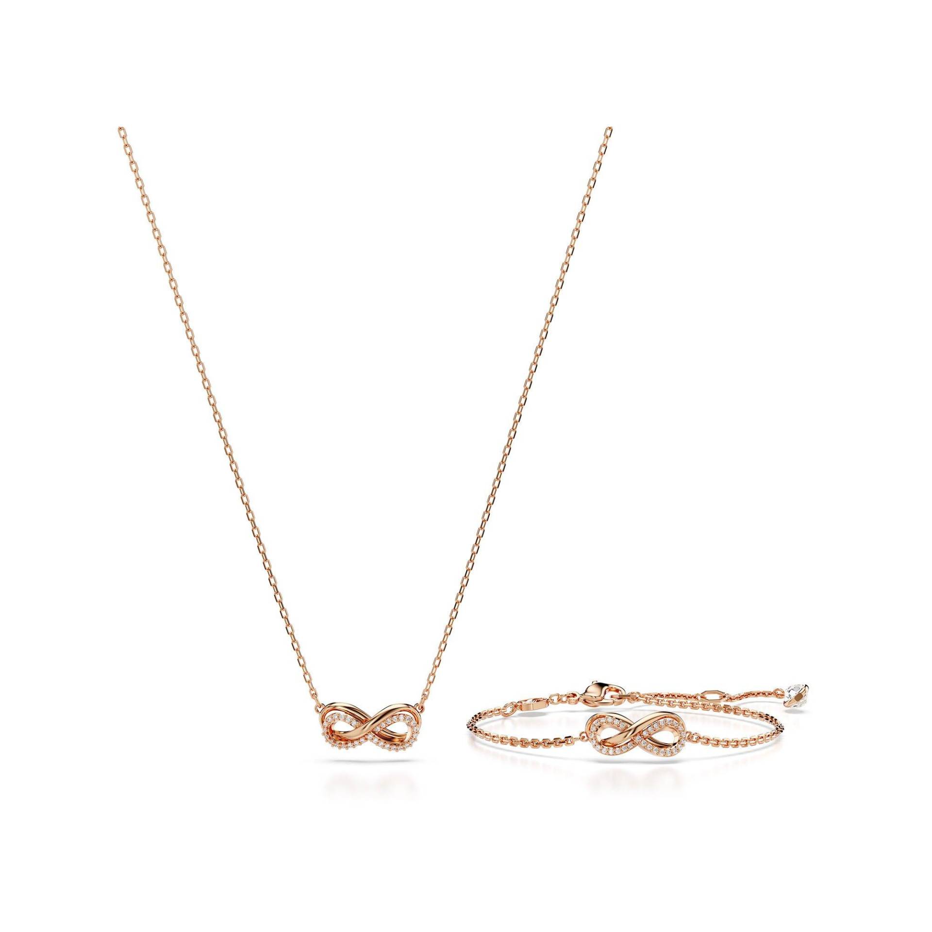 Set Collier/armkette Damen Roségoldfarben  ONE SIZE von SWAROVSKI