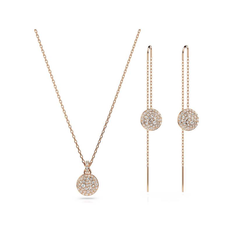 Set Collier/ohrschmuck Damen Roségoldfarben  ONE SIZE von SWAROVSKI