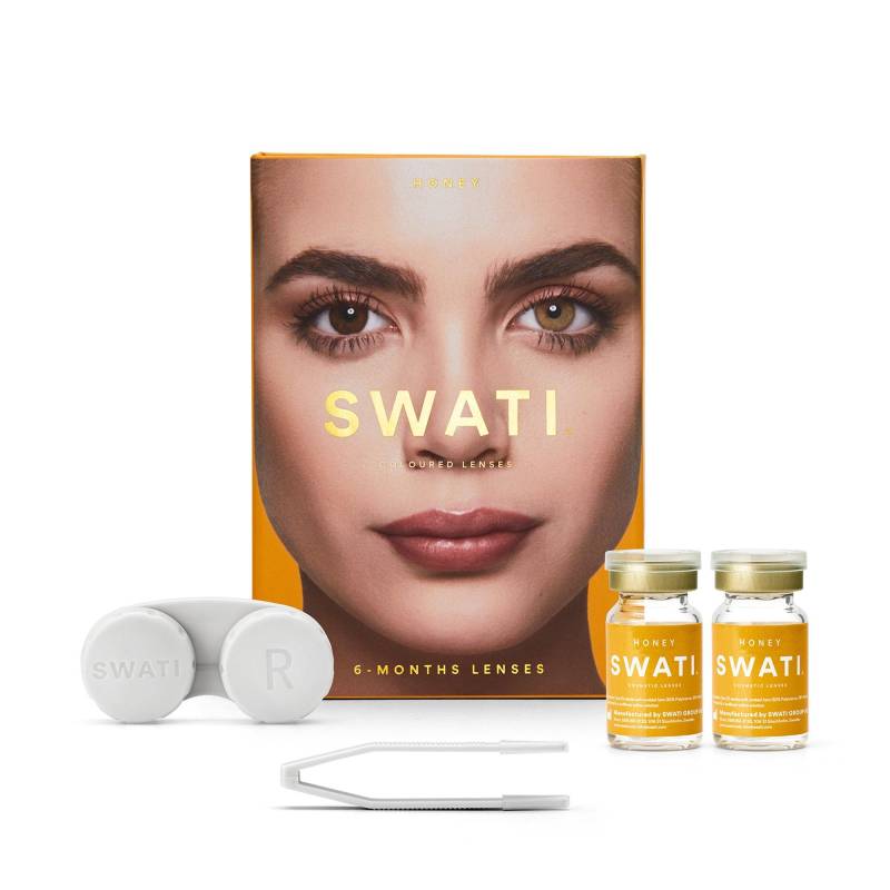 Farbige Kontaktlinsen Für 6 Monate Damen HONEY Set von SWATI