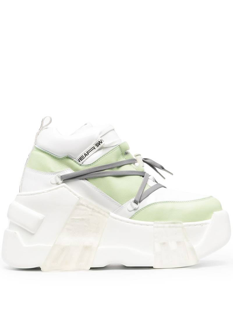 SWEAR Amazon platform sneakers - White von SWEAR