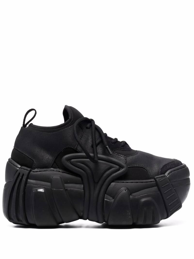 SWEAR Element platform sneakers - Black von SWEAR