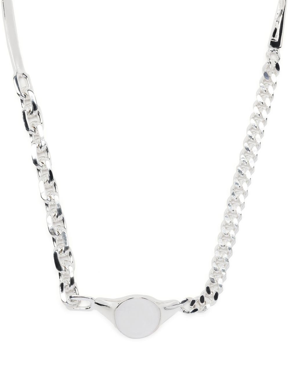 SWEETLIMEJUICE mixed-chain necklace - Silver von SWEETLIMEJUICE