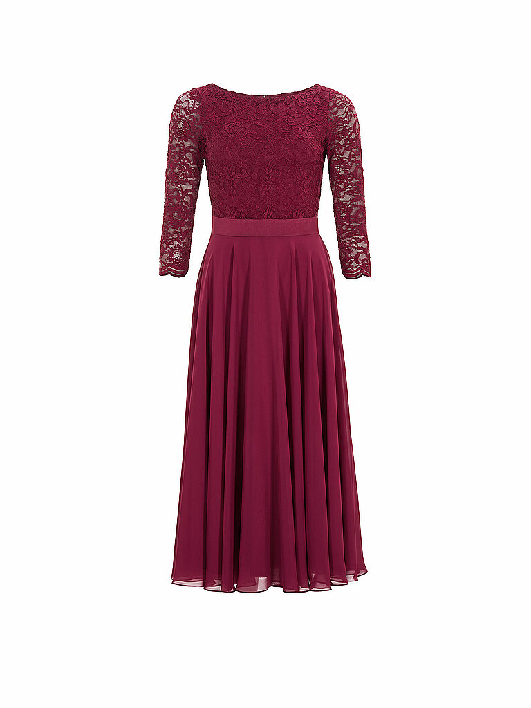 SWING Abendkleid dunkelrot | 34 von SWING