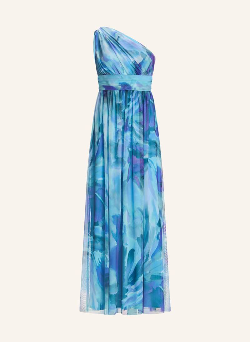 Swing Abendkleid Aus Mesh blau von SWING