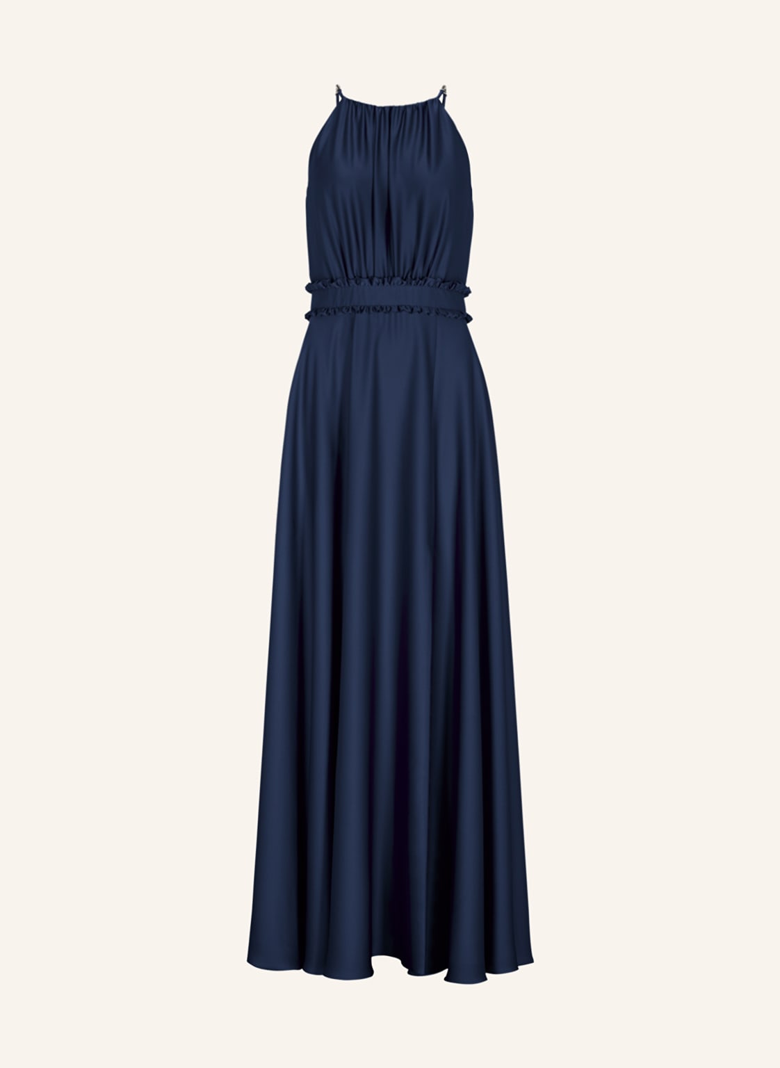 Swing Abendkleid Aus Satin blau von SWING