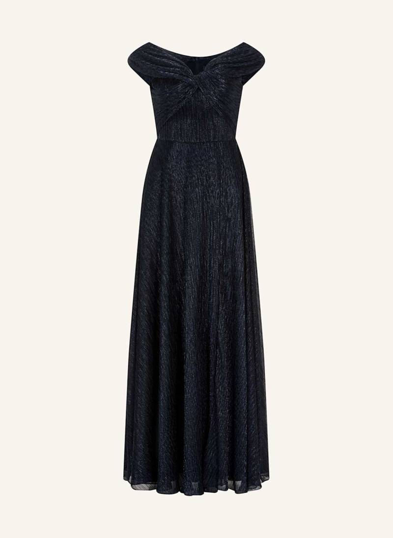 Swing Abendkleid Mit Glitzergarn blau von SWING