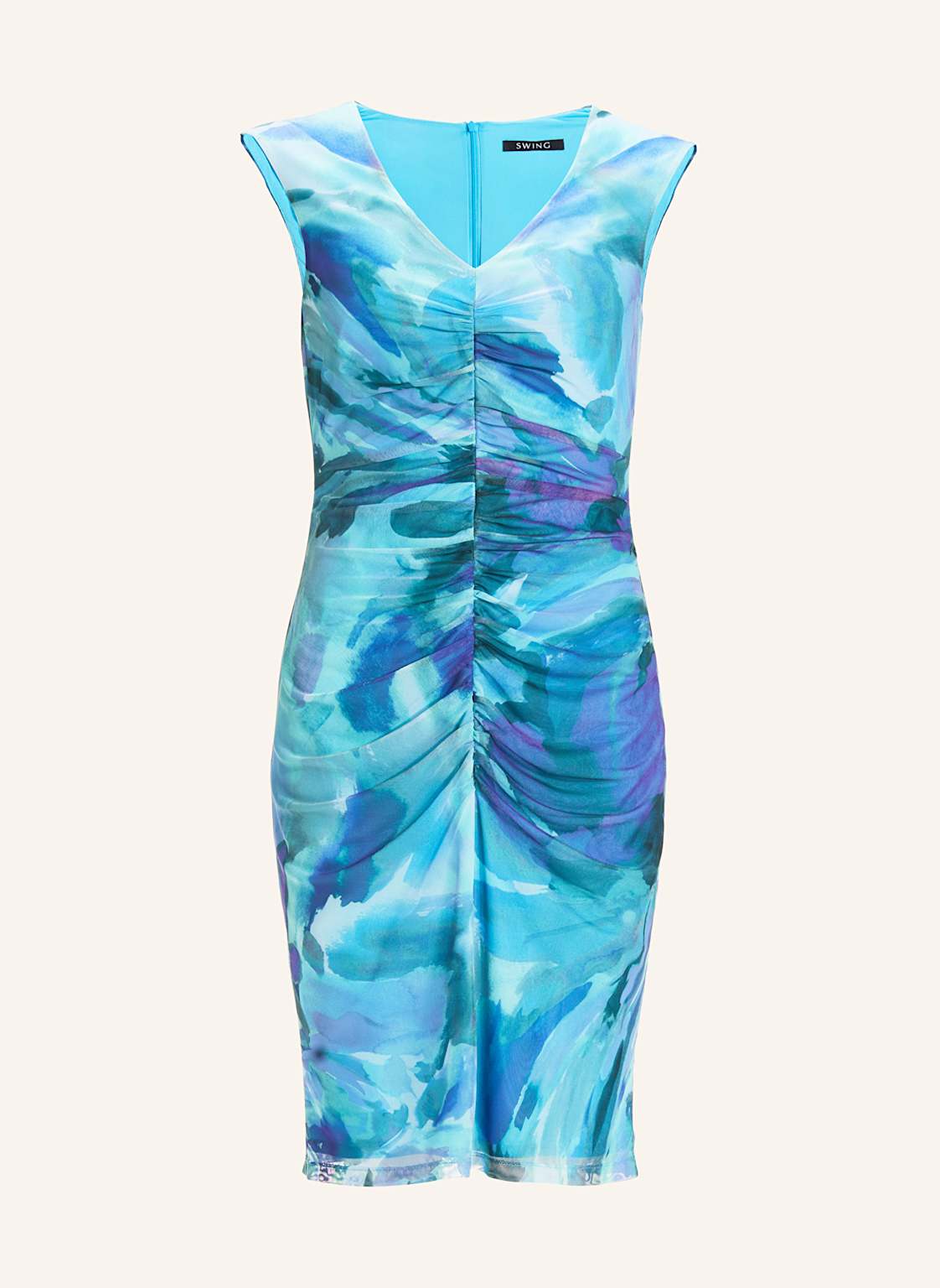 Swing Cocktailkleid Aus Mesh blau Swing Cocktailkleid Aus Mesh blau von SWING