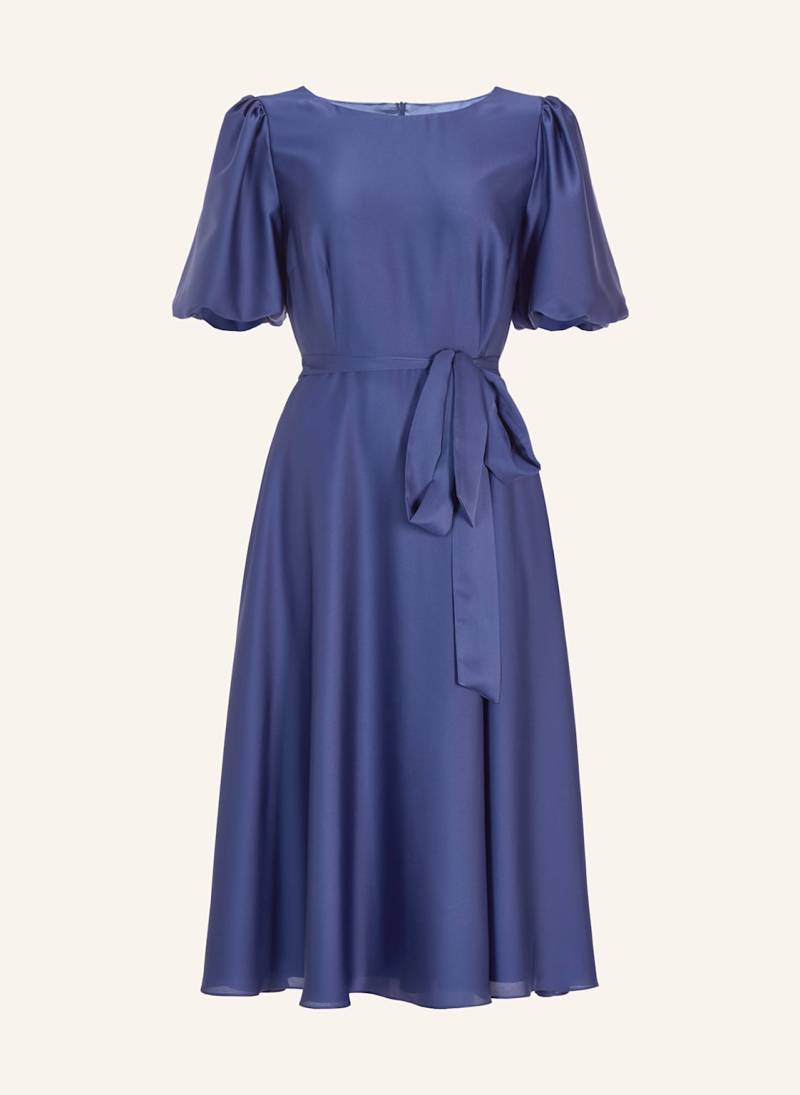 Swing Cocktailkleid Aus Satin blau von SWING