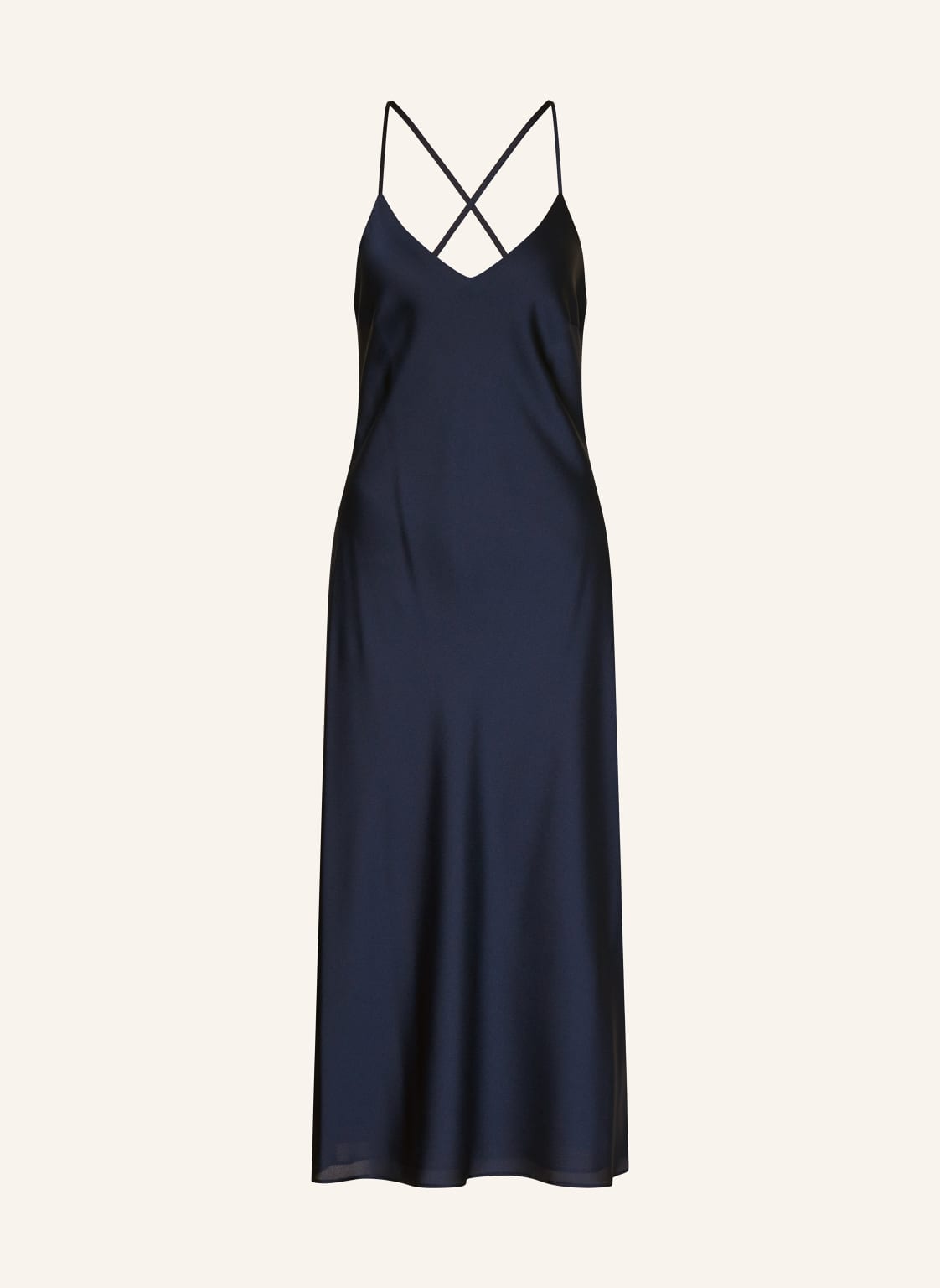 Swing Cocktailkleid Aus Satin blau von SWING