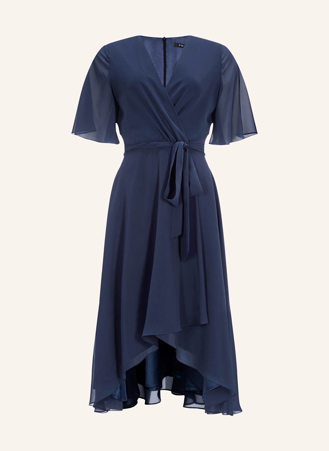 Swing Cocktailkleid In Wickeloptik blau Swing Cocktailkleid In Wickeloptik blau von SWING
