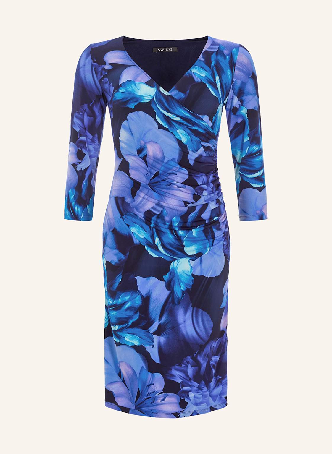 Swing Cocktailkleid Mit 3/4-Arm blau Swing Cocktailkleid Mit 3/4-Arm blau von SWING