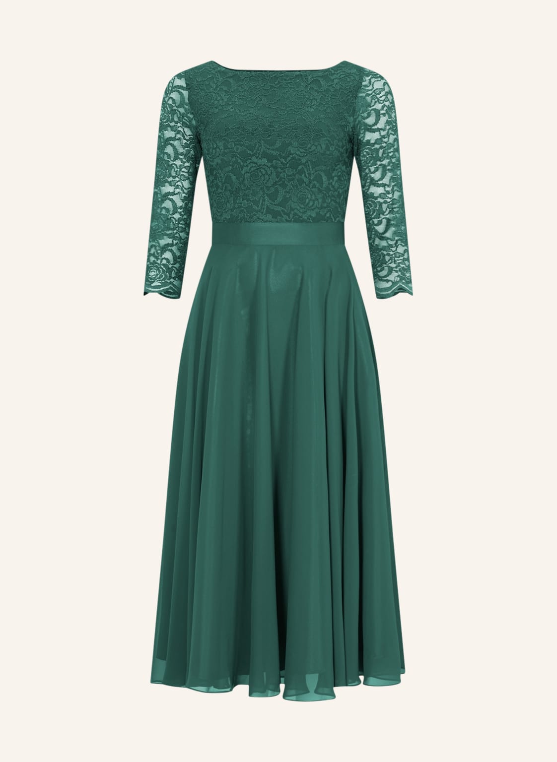 Swing Cocktailkleid Mit Spitzenbesatz gruen Swing Cocktailkleid Mit Spitzenbesatz gruen von SWING