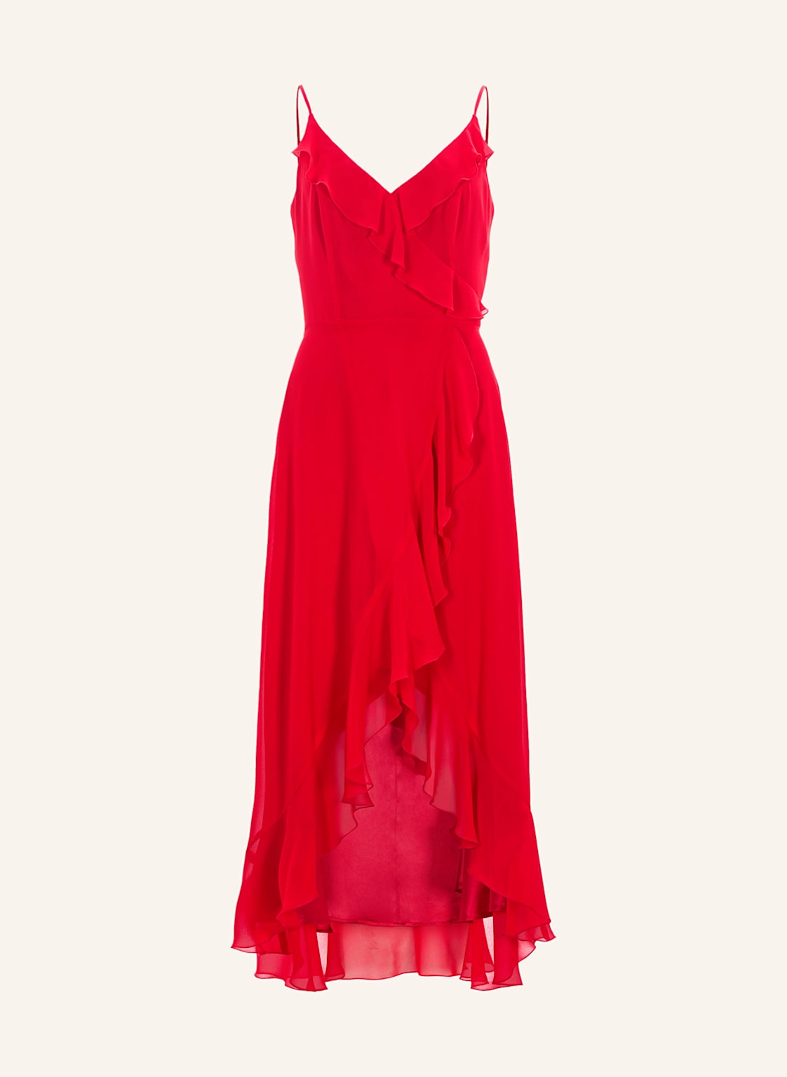 Swing Cocktailkleid Mit Volants rot Swing Cocktailkleid Mit Volants rot von SWING
