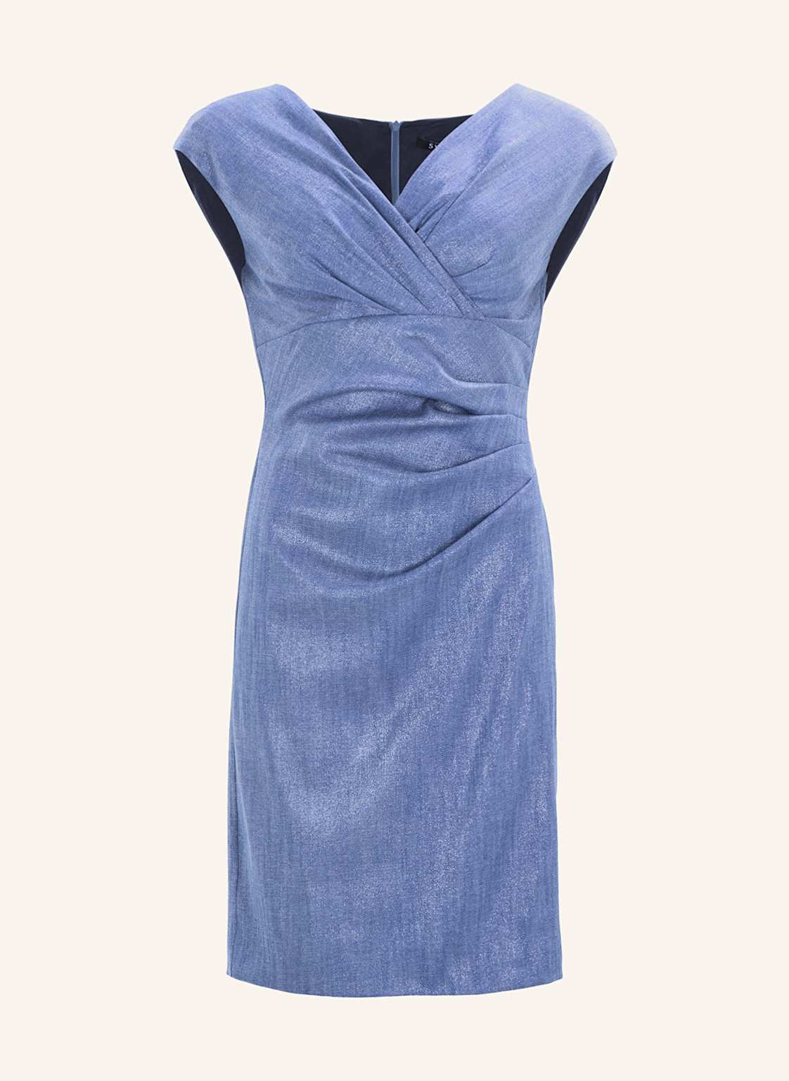 Swing Etuikleid Mit Glitzergarn blau Swing Etuikleid Mit Glitzergarn blau von SWING
