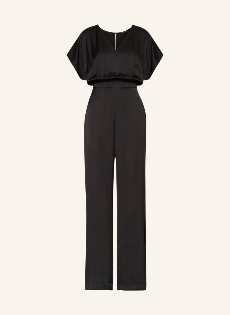 Swing Jumpsuit Aus Satin schwarz von SWING