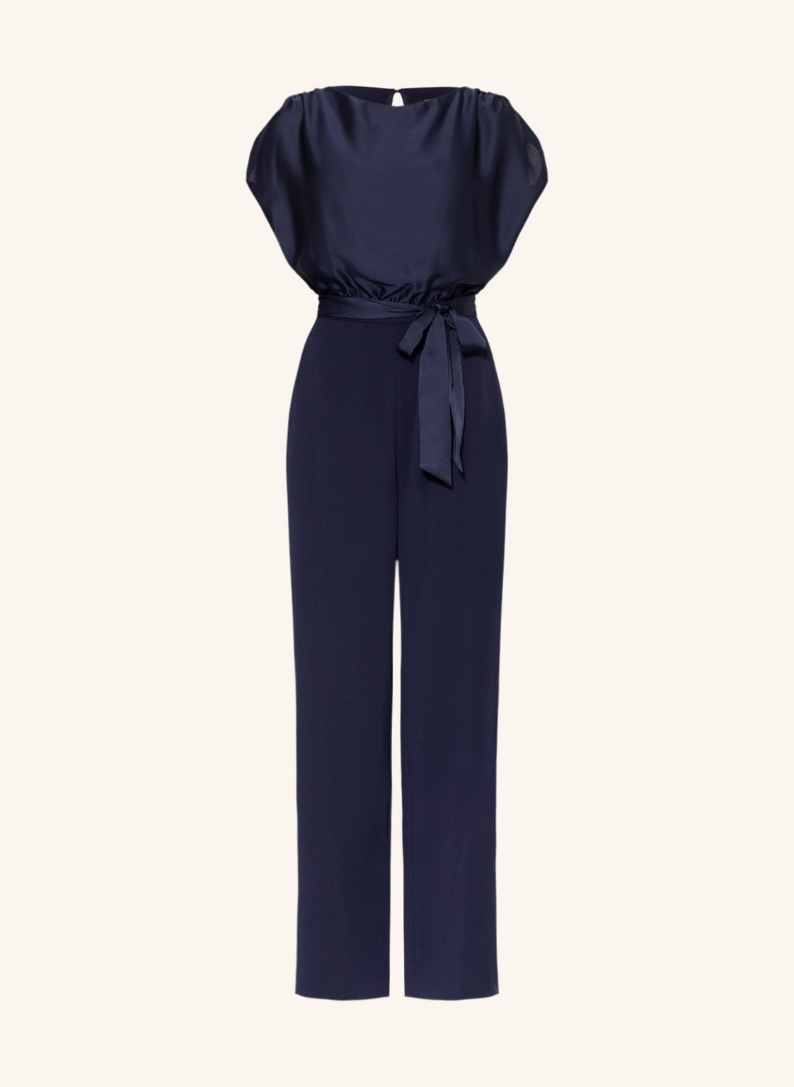 Swing Jumpsuit Im Materialmix blau Swing Jumpsuit Im Materialmix blau von SWING