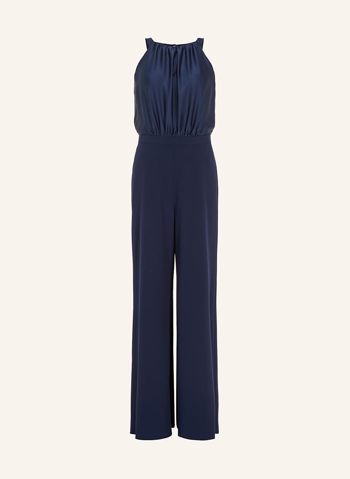 Swing Jumpsuit Im Materialmix blau Swing Jumpsuit Im Materialmix blau von SWING