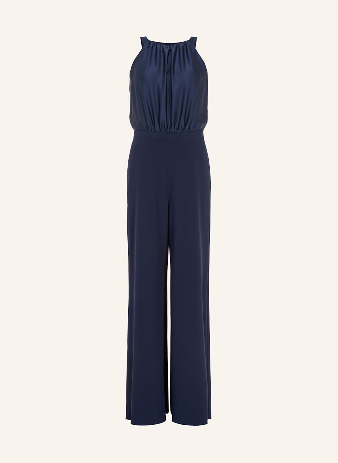 Swing Jumpsuit Im Materialmix blau von SWING