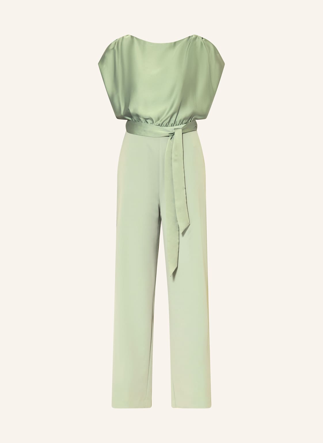 Swing Jumpsuit Im Materialmix gruen von SWING