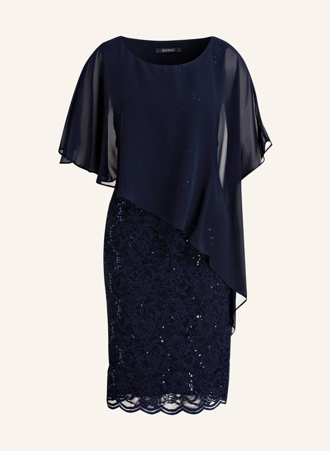 Swing Cocktailkleid Mit Spitze blau Swing Cocktailkleid Mit Spitze blau von SWING