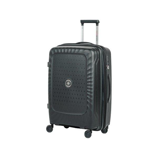 Hartschalenkoffer, Spinner Unisex Black 65 CM von SWISS BAG COMPANY