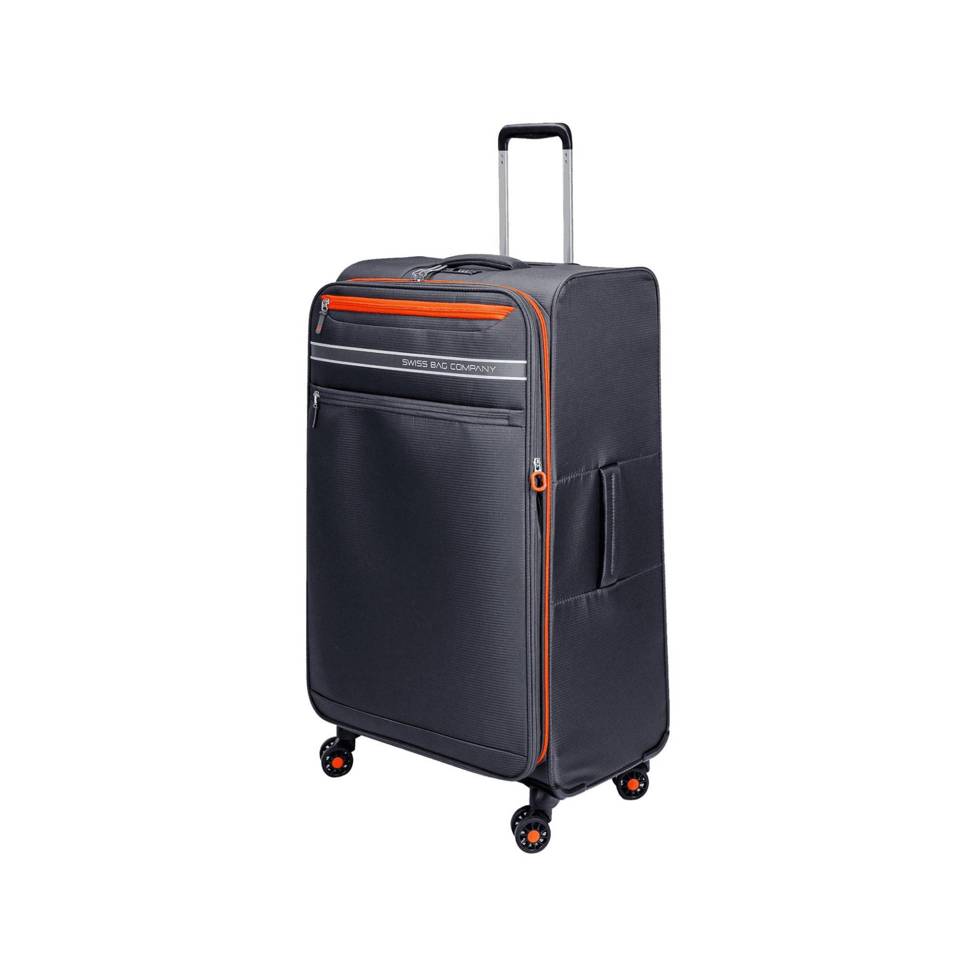 SWISS BAG COMPANY - Weichschalenkoffer, Spinner, 78.0cm, 78cm, Grau von SWISS BAG COMPANY