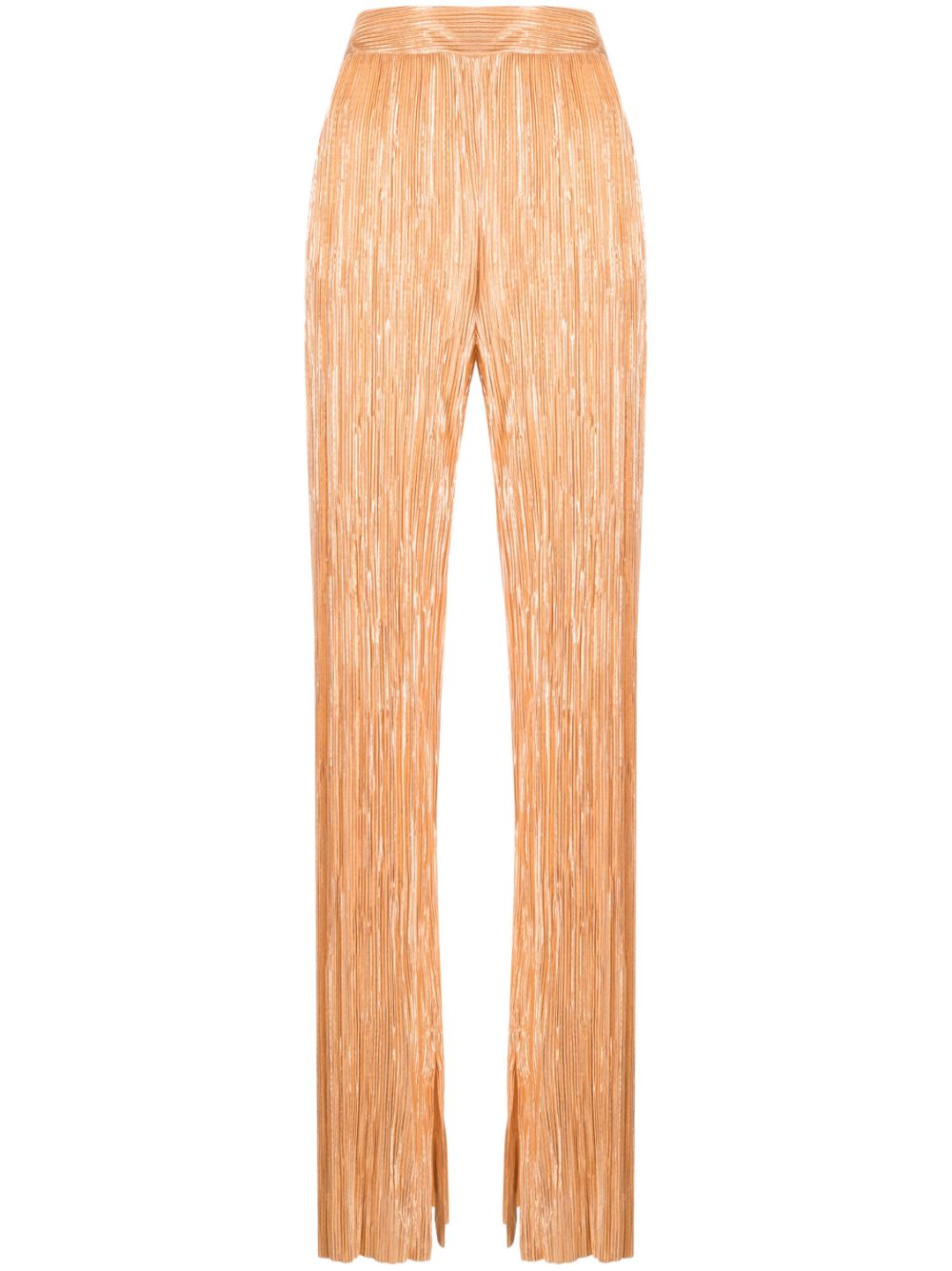 Sabina Musayev straight-leg plissé trousers - Orange von Sabina Musayev