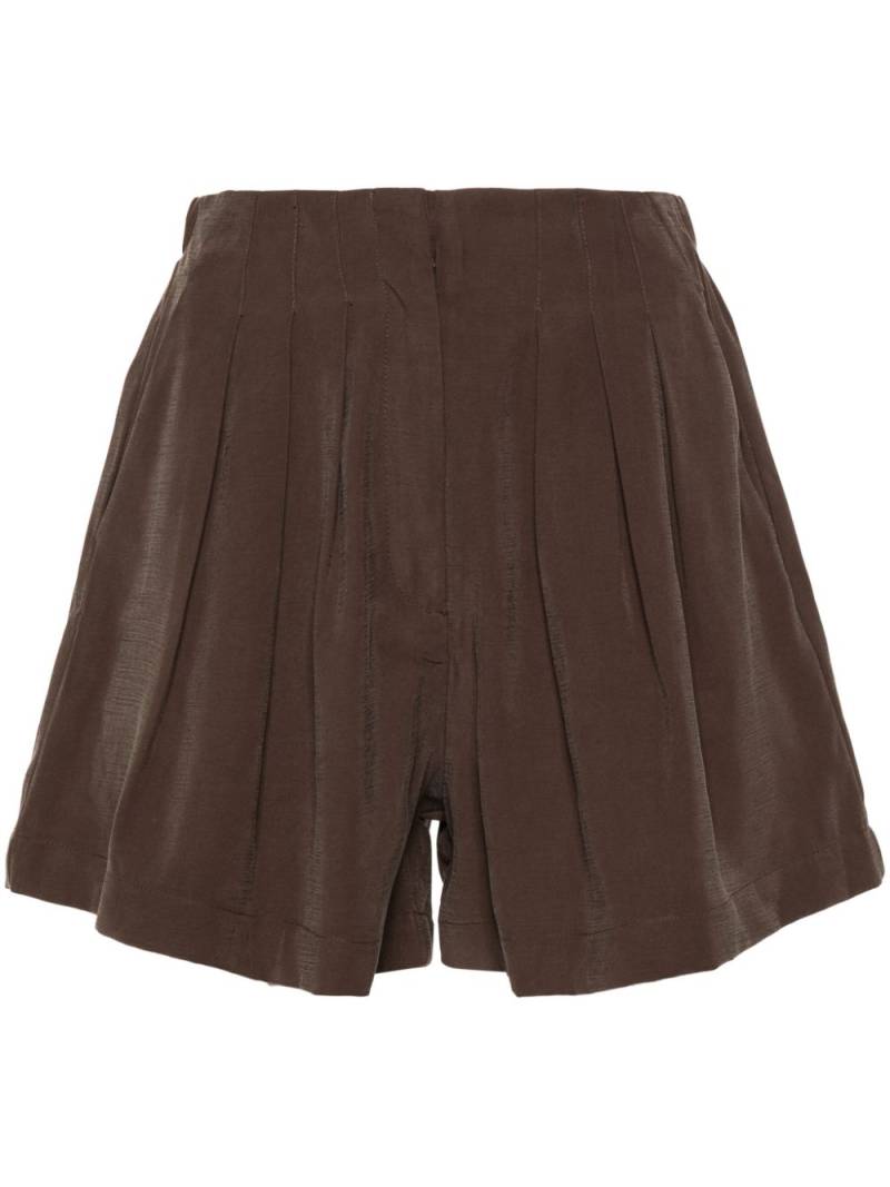 Sabina Musayev twill-weave shorts - Brown von Sabina Musayev