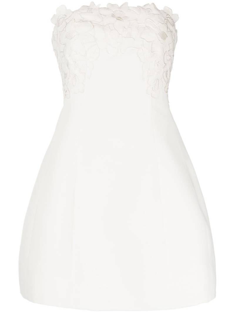 Sachin & Babi Alana floral-appliqué mini dress - White von Sachin & Babi