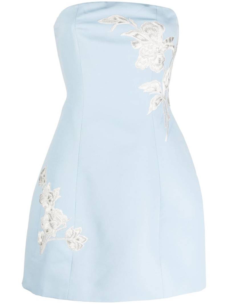 Sachin & Babi Alanna floral-embroidery minidress - Blue von Sachin & Babi