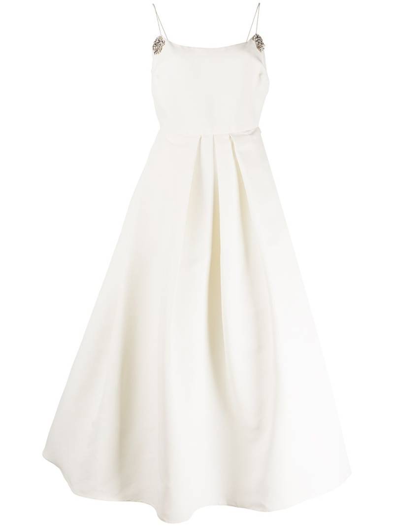 Sachin & Babi Audra crystal-embellished flared midi dress - White von Sachin & Babi