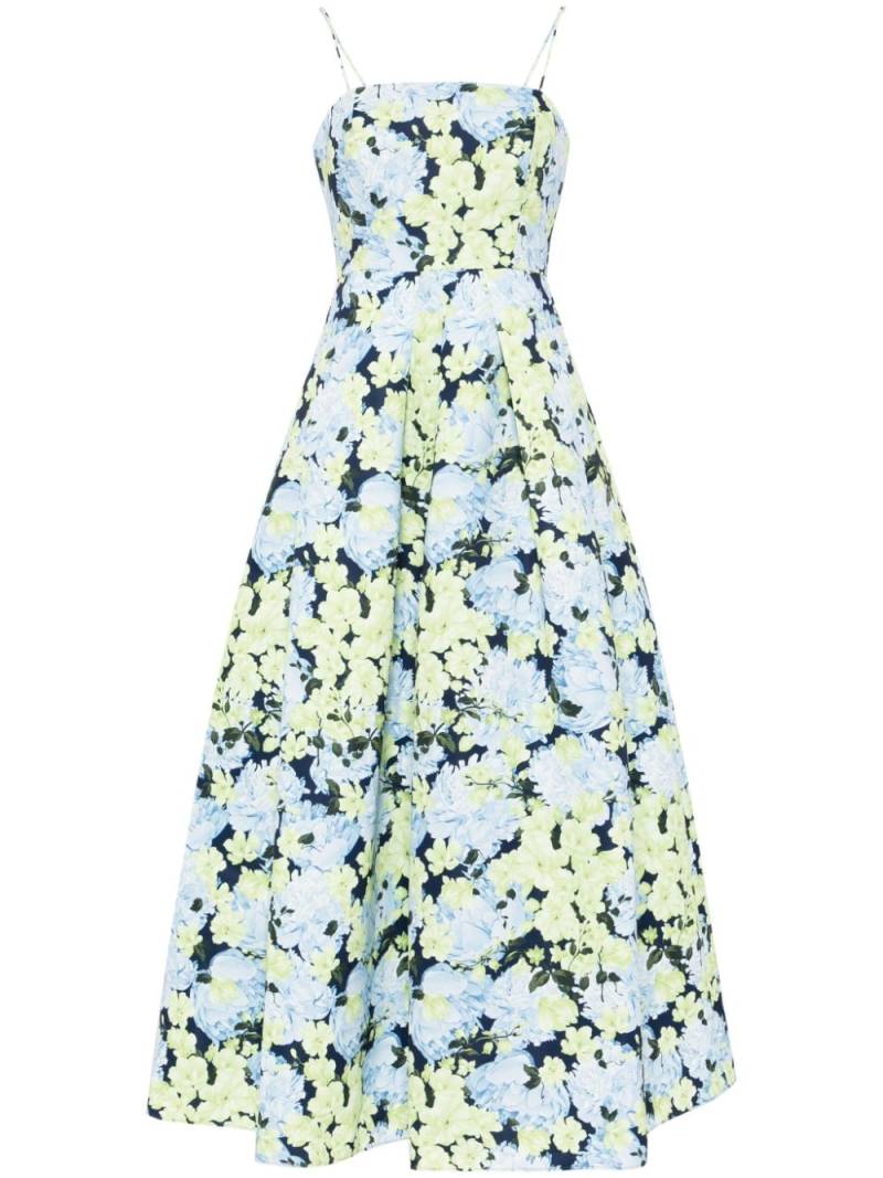 Sachin & Babi Beau floral-print gown - Blue von Sachin & Babi