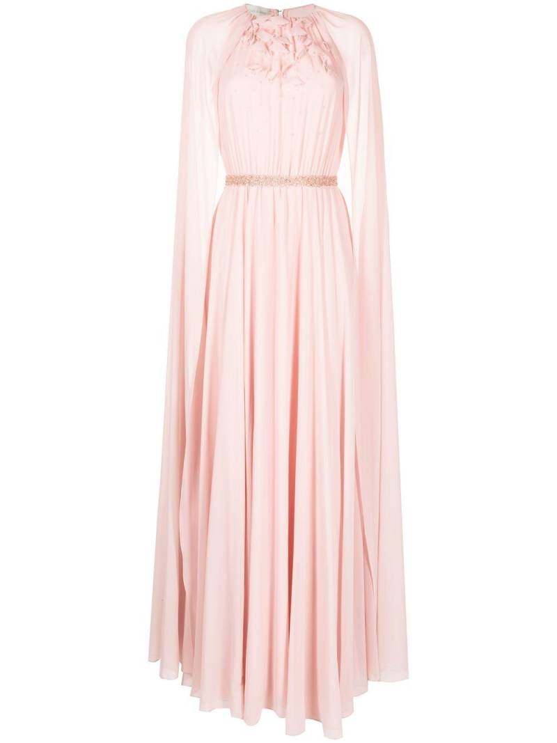 Sachin & Babi Belladonna cape gown - Pink von Sachin & Babi