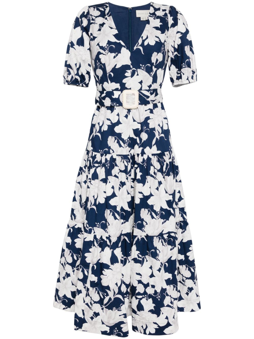 Sachin & Babi Carina floral-print midi dress - Blue von Sachin & Babi