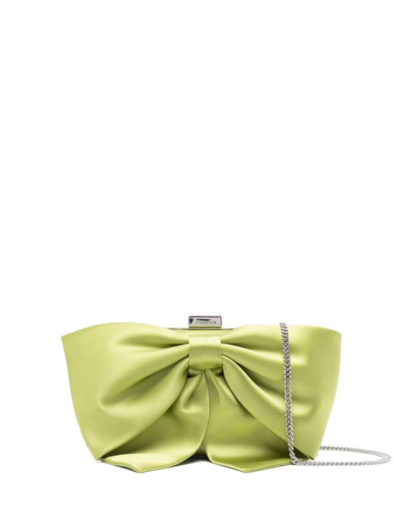 Sachin & Babi Cupids bow-detail clutch bag - Green von Sachin & Babi